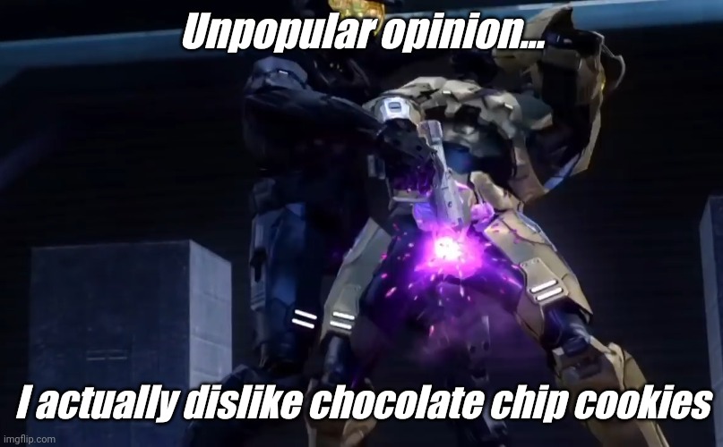 Unpopular opinion... I actually dislike chocolate chip cookies | image tagged in memoriesofchurch | made w/ Imgflip meme maker