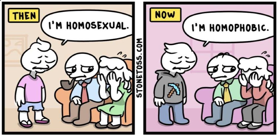 I'm homophobic Blank Meme Template