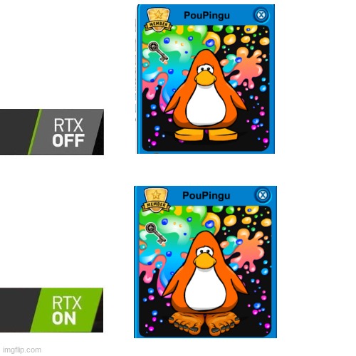 rtx on rtx ew | image tagged in rtx | made w/ Imgflip meme maker