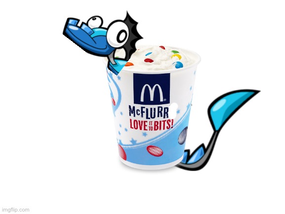 McFlurr (what have I done?) | image tagged in mixels,flurr,mcflurry,cursed image,mcdonalds,memes | made w/ Imgflip meme maker