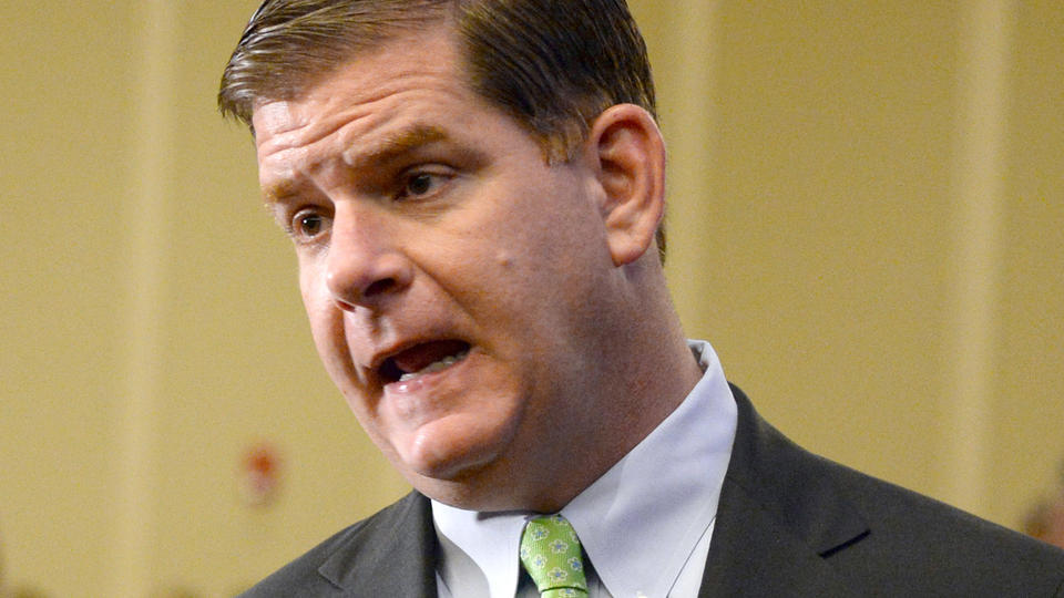 High Quality Marty Walsh Speaking Blank Meme Template