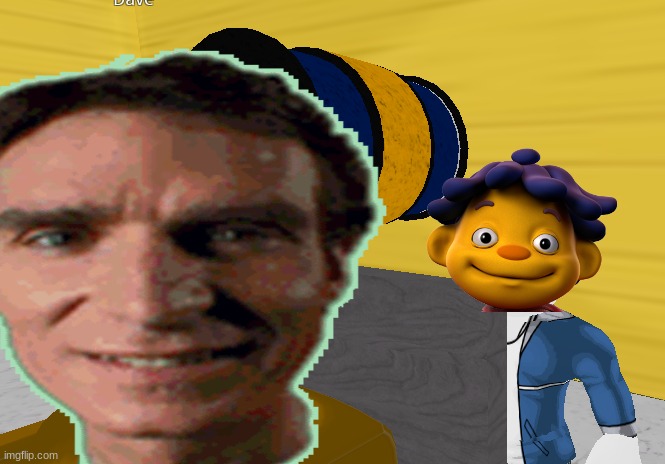 sid the hammer kid | image tagged in lol so funny,sid th science kid,sid,bill nye the science guy | made w/ Imgflip meme maker