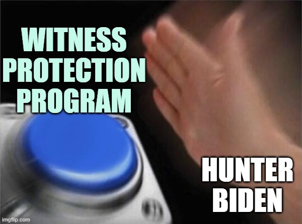 Blank Nut Button Meme | HUNTER
BIDEN WITNESS
PROTECTION PROGRAM | image tagged in memes,blank nut button | made w/ Imgflip meme maker