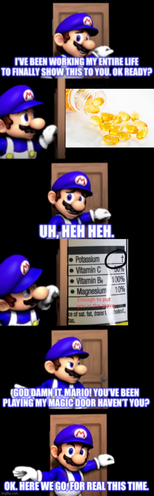 SMG4 door full version | image tagged in smg4 door full version,health,memes,funny | made w/ Imgflip meme maker