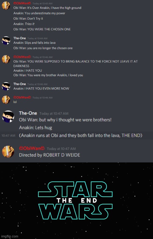 Star wars Movie 3: Revenge of the Sith (Big Plot Twist) | made w/ Imgflip meme maker