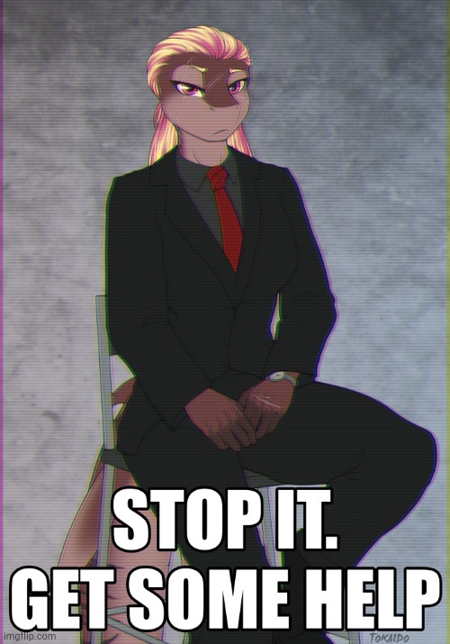 Stop it. Get some help. Furry. | image tagged in stop it get some help furry | made w/ Imgflip meme maker