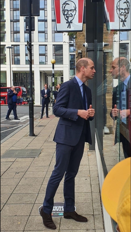 High Quality Prince William KFC Blank Meme Template