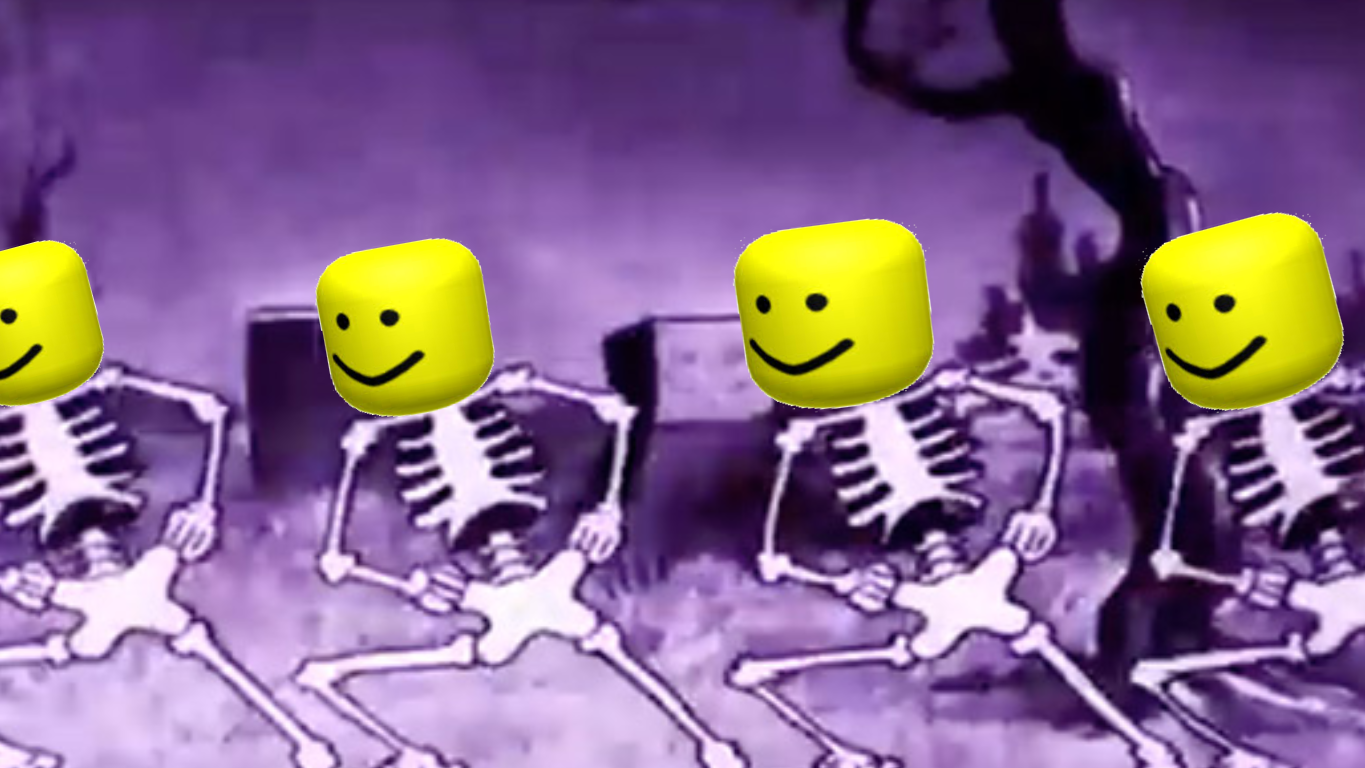 High Quality Spooky Scary Oof Heads Blank Meme Template
