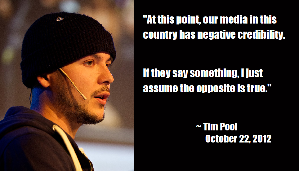 High Quality Assume everything Media tells you is a lie Tim Pool Blank Meme Template