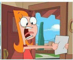 High Quality candace screaming at paper Blank Meme Template