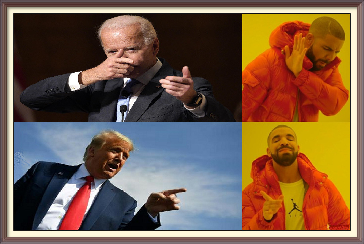 Trump Drake Blank Meme Template