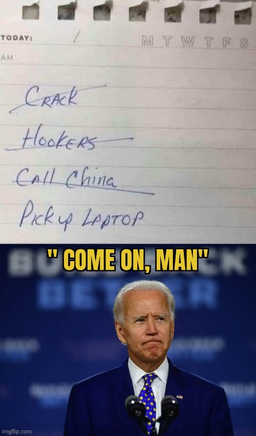 DAMN HUNTER | image tagged in hunter,joe biden,election 2020 | made w/ Imgflip meme maker