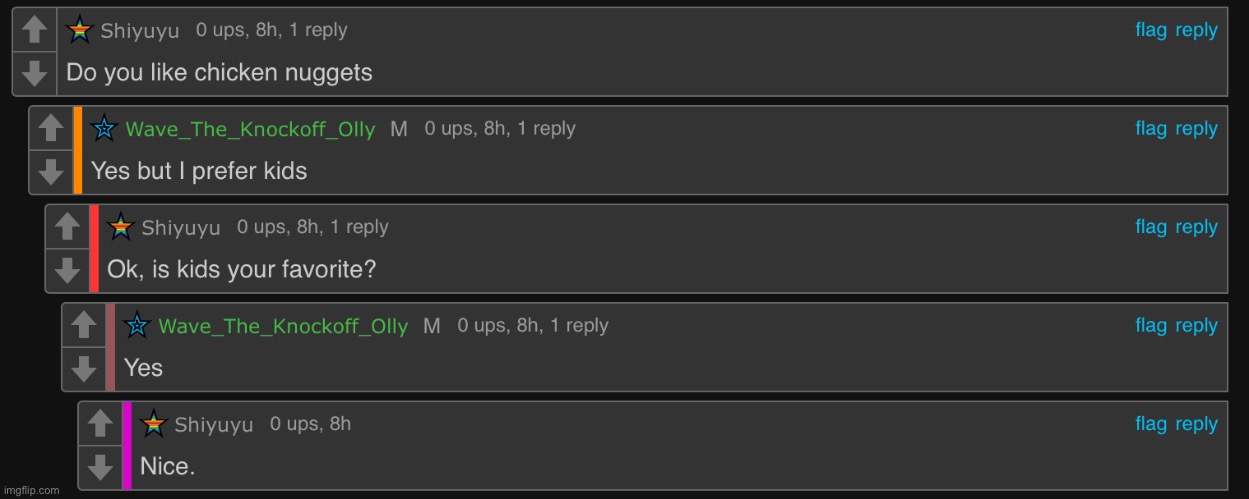 K I D S | image tagged in cursed | made w/ Imgflip meme maker