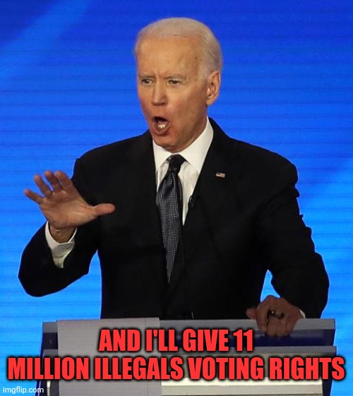 AND I'LL GIVE 11 MILLION ILLEGALS VOTING RIGHTS | made w/ Imgflip meme maker