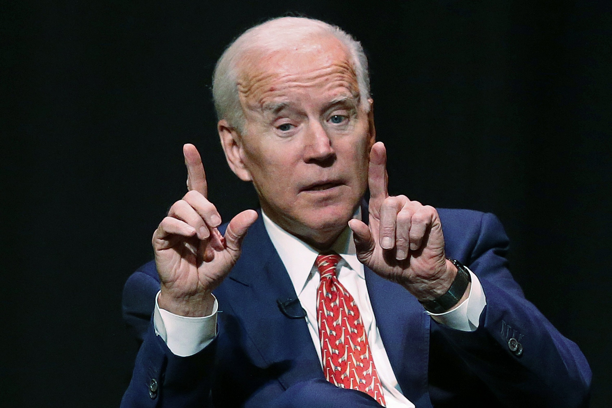 Joe Biden hold up Blank Meme Template