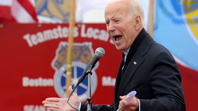 High Quality Joe Biden Teamster’s Local Blank Meme Template