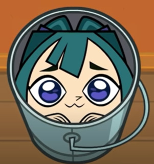 Gwen in a bucket Blank Meme Template