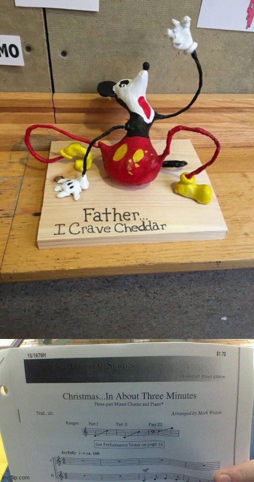 help father i crave cheese | image tagged in it's free real estate | made w/ Imgflip meme maker