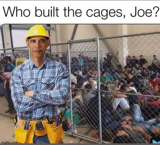 Obama Cages | image tagged in obama,cages,meme,funny,lordofmidgets,yoda | made w/ Imgflip meme maker