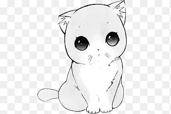 Kawaii Cat 2 Blank Meme Template