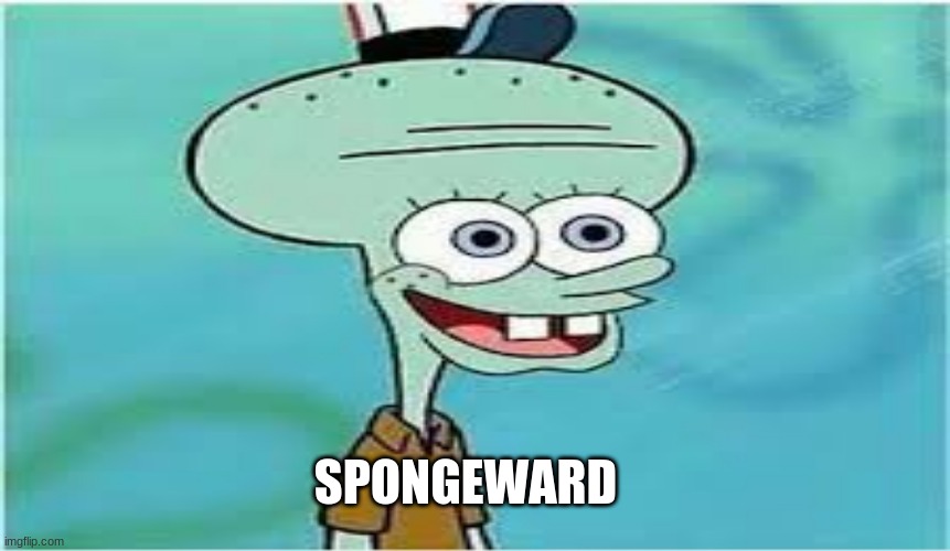 cursed image | SPONGEWARD | image tagged in scary | made w/ Imgflip meme maker