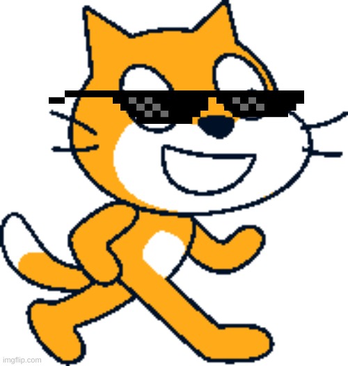 High Quality MLG scratch cat Blank Meme Template