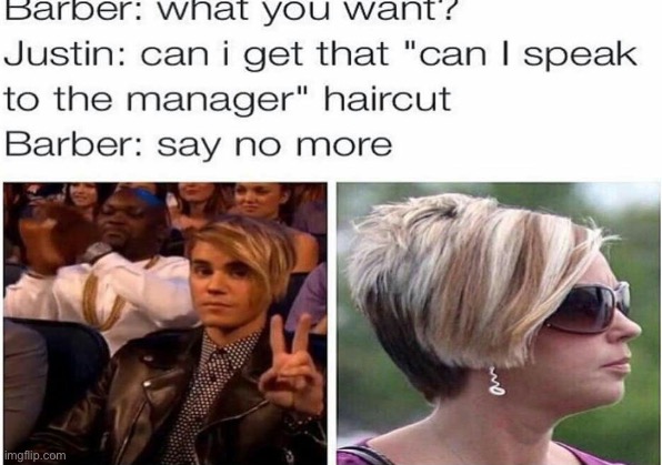 Why must you hurt me this way | image tagged in justin bieber,karen | made w/ Imgflip meme maker