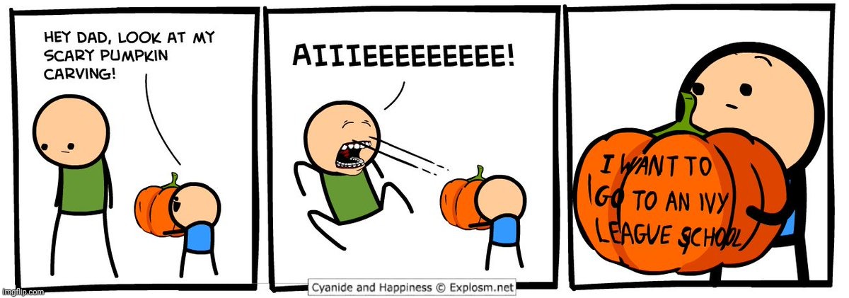 Cyanide comic | image tagged in comics/cartoons,comic,comics,cyanide,halloween,pumpkin | made w/ Imgflip meme maker