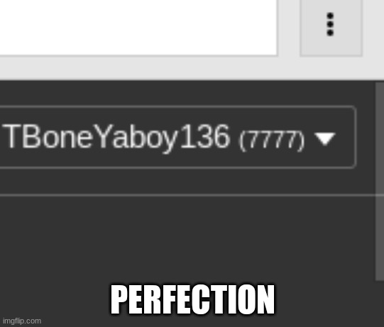 Perfection | PERFECTION | image tagged in memes,imgflip points | made w/ Imgflip meme maker
