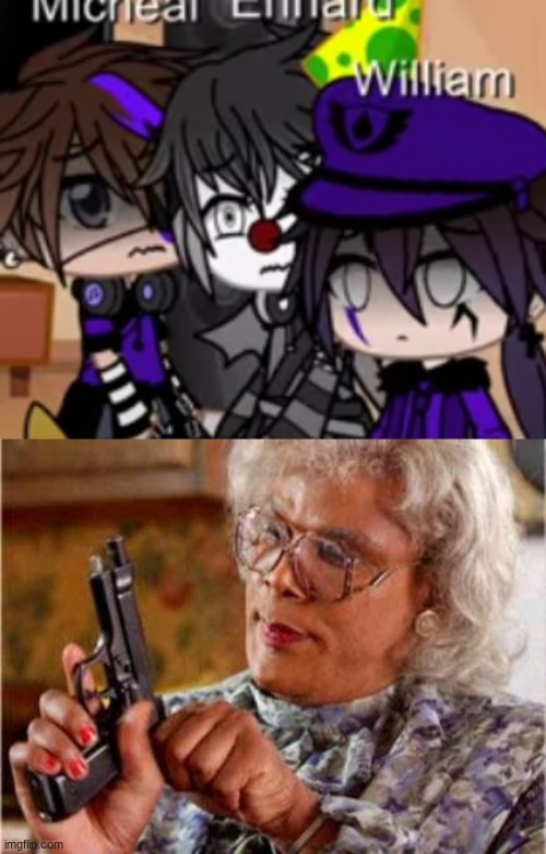 i'm not against anyone who ships this | image tagged in madea,fnaf,oh no | made w/ Imgflip meme maker