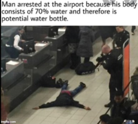 Y E S | image tagged in funny,memes,airport,security | made w/ Imgflip meme maker
