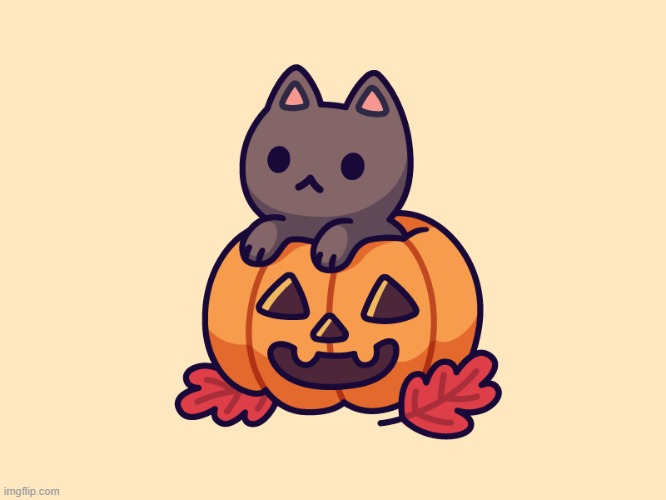 You just got spooked...pass it on to be unspooked | image tagged in spooktober,halloween,trend,boredom,pumpkin,cat | made w/ Imgflip meme maker