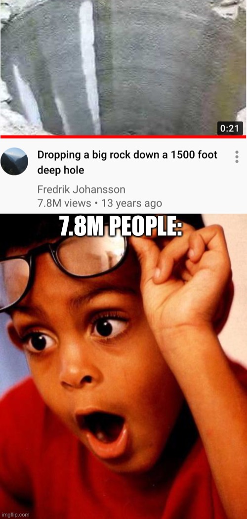Those 7.8M people must be proud (and yes, I am one of them) | 7.8M PEOPLE: | image tagged in wow,videos,youtube,memes | made w/ Imgflip meme maker