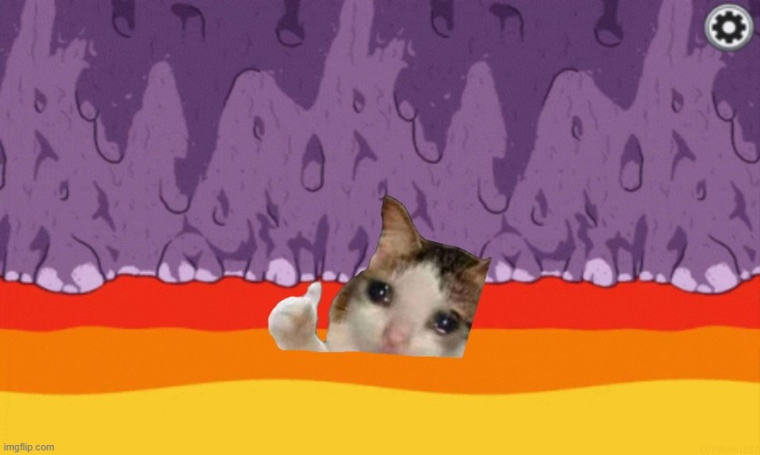 Sad Cat Among Us | image tagged in sad cat among us | made w/ Imgflip meme maker