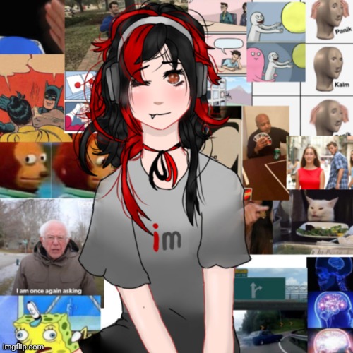 Imgflip anime girl | image tagged in memes,anime,imgflip | made w/ Imgflip meme maker