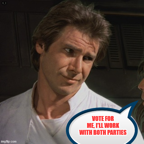 Whatever Bro | S_E; VOTE FOR ME, I'LL WORK WITH BOTH PARTIES | image tagged in whatever bro | made w/ Imgflip meme maker