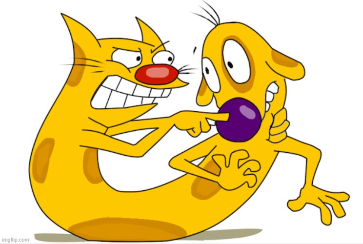 Catdog | image tagged in catdog | made w/ Imgflip meme maker