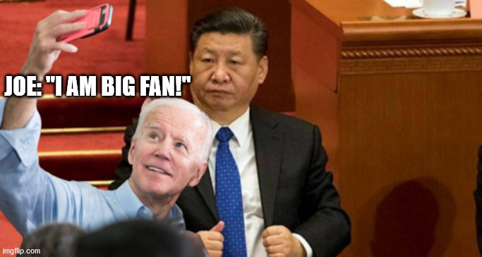 I'm a big fan! | JOE: "I AM BIG FAN!" | image tagged in funny,politics,funny memes | made w/ Imgflip meme maker
