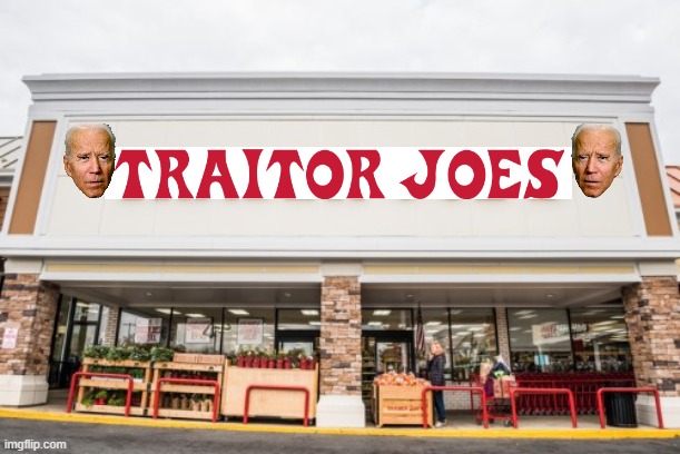 JOE BIDENS SUPERMARKET Blank Meme Template
