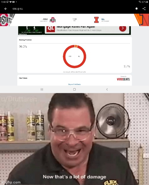 image tagged in now that alot of damage | made w/ Imgflip meme maker
