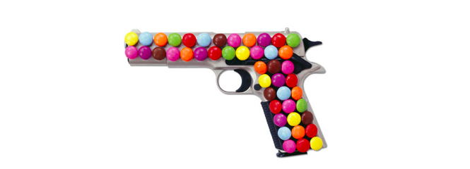 Candy Gun Blank Meme Template