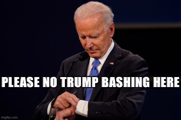 UPDATE: Some memers who didn’t meet PoliticsTOO posting requirements wanted to post election-related content here so I let them. | PLEASE NO TRUMP BASHING HERE | image tagged in joe biden debate watch,politics,election 2020,2020 elections | made w/ Imgflip meme maker