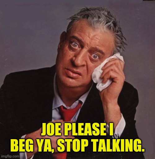 JOE PLEASE I BEG YA, STOP TALKING. | made w/ Imgflip meme maker