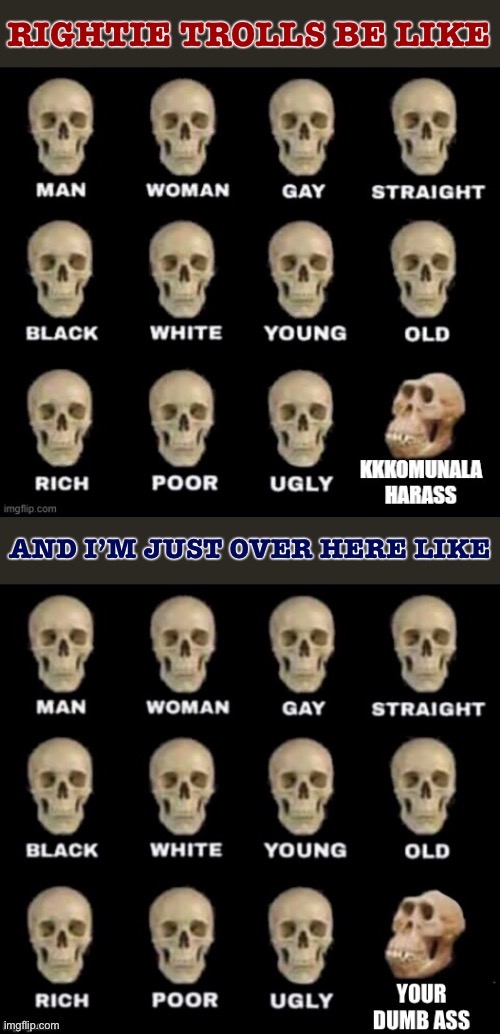 Racism that is beyond Neanderthal | image tagged in racism | made w/ Imgflip meme maker