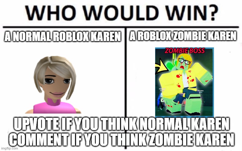 Roblox Meme Imgflip - boss zombie roblox