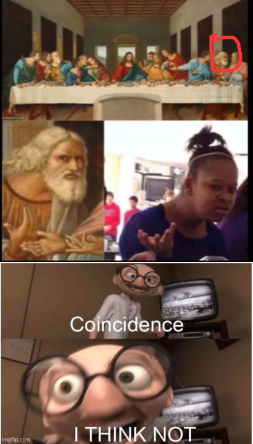 Proof memes are holy | image tagged in coincidence i think not,holy bible,black girl wat | made w/ Imgflip meme maker