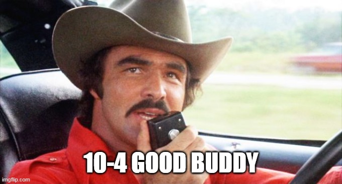 bandit | 10-4 GOOD BUDDY | image tagged in bandit | made w/ Imgflip meme maker