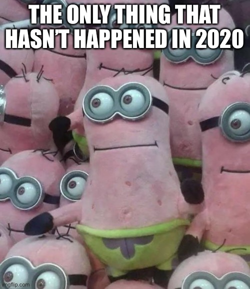 The only thing that hasn’t happened yet | THE ONLY THING THAT HASN’T HAPPENED IN 2020 | image tagged in wow,seriously,omg | made w/ Imgflip meme maker