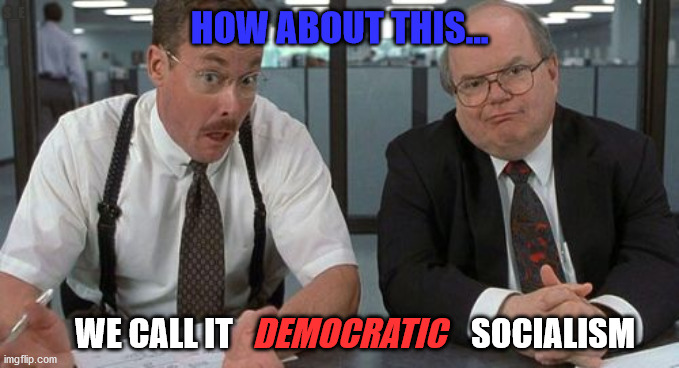 The Bobs | S_E; HOW ABOUT THIS... WE CALL IT; DEMOCRATIC; SOCIALISM | image tagged in memes,the bobs | made w/ Imgflip meme maker