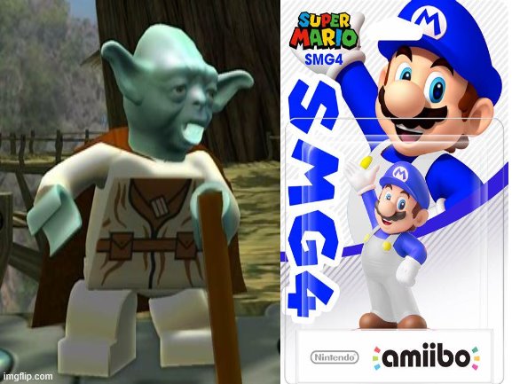 WOW | image tagged in smg4,amibo,yoda wow | made w/ Imgflip meme maker